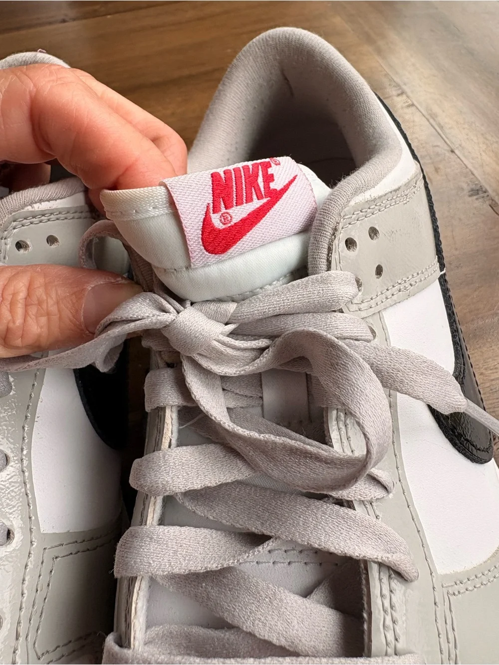Nike Low Dunks in Iron Ore